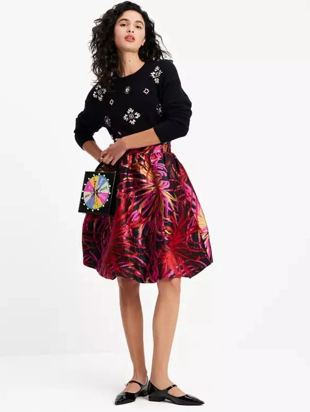 Kate Spade New York Winter Chrysanthemum Bubble Skirt, Size 0 - GORGEOUS!!